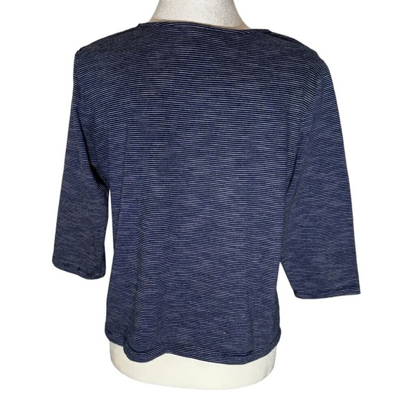 Alfred Dunner 3/4 Length Sleeve Floral Top - Size PM - Picture 2 of 8